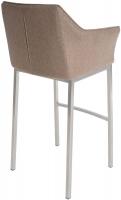 Barhocker Damaso E Filz mit 4-Fuß Gestell taupe 
