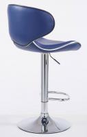2er Set Barhocker Las Vegas V2 Kunstleder chrom blau 2er Set Barhocker Las Vegas V2 Kunstleder chrom blau