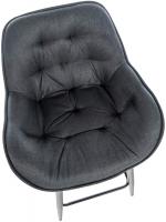 Barhocker Gibson Stoff dunkelgrau 