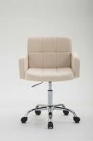 Arbeitshocker Los Angeles Stoff creme 