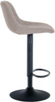 2er Set Barhocker Loft Stoff taupe 