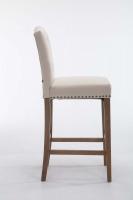 Barhocker Louise Stoff antik-hell creme Barhocker Louise Stoff antik-hell creme