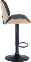 2er Set Barhocker Nova Kunstleder natura/schwarz 2er Set Barhocker Nova Kunstleder natura/schwarz