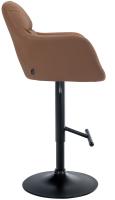 Barhocker Natoma Kunstleder schwarz hellbraun Barhocker Natoma Kunstleder schwarz hellbraun