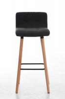 2er Set Barhocker Lincoln Stoff natura dunkelgrau 2er Set Barhocker Lincoln Stoff natura dunkelgrau