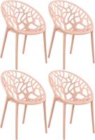 4er Set Stuhl Hope rosa 