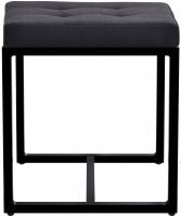 Sitzhocker Barci B Stoff schwarz Sitzhocker Barci B Stoff schwarz