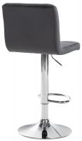 Barhocker Peru Samt chrom schwarz 
