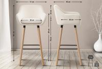 2er Set Barhocker Grant Stoff beige 2er Set Barhocker Grant Stoff beige