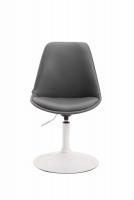 4er Set Esszimmerstühle Maverick W Kunstleder grau 