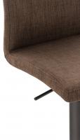 Barhocker Cadiz Stoff schwarz braun 