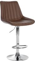 Barhocker Toni Kunstleder chrom braun Barhocker Toni Kunstleder chrom braun