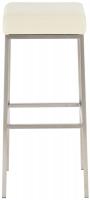 2er Set Barhocker Montreal 85 Kunstleder edelstahl creme 2er Set Barhocker Montreal 85 Kunstleder edelstahl creme