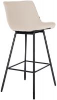 Barhocker Weston Kunstleder creme Barhocker Weston Kunstleder creme