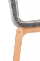 Barhocker Hoover Stoff Natura hellgrau Barhocker Hoover Stoff Natura hellgrau