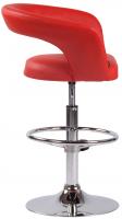 Barhocker Jaen Kunstleder rot 