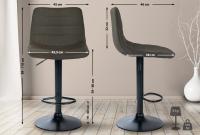 2er Set Barhocker Lex Stoff B taupe 2er Set Barhocker Lex Stoff B taupe