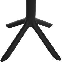 Tisch Lacota rund 60 cm schwarz 