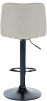 Barhocker Lex Stoff Schwarz creme Barhocker Lex Stoff Schwarz creme