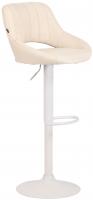 Barhocker Milet Stoff weiß creme Barhocker Milet Stoff weiß creme