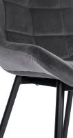 Barhocker Weston Samt dunkelgrau Barhocker Weston Samt dunkelgrau