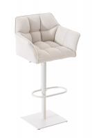 Barhocker Damaso W Stoff weiß Barhocker Damaso W Stoff weiß