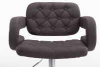 2er Set Barhocker Dublin Stoff dunkelgrau 2er Set Barhocker Dublin Stoff dunkelgrau