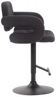 Barhocker Dublin STOFF schwarz schwarz Barhocker Dublin STOFF schwarz schwarz
