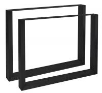 2x Tischbeine Velden 90 cm schwarz 2x Tischbeine Velden 90 cm schwarz