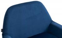 2er Set Barhocker Braga Samt schwarz blau 2er Set Barhocker Braga Samt schwarz blau