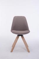 Besucherstuhl Troyes Stoff Square natura (eiche) taupe 