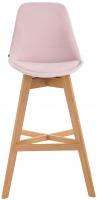2er Set Barhocker Cannes Samt natura pink 2er Set Barhocker Cannes Samt natura pink