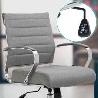 Bürostuhl Oakland Stoff grau 