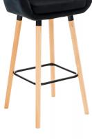 2er Set Barhocker Grant Samt schwarz 2er Set Barhocker Grant Samt schwarz